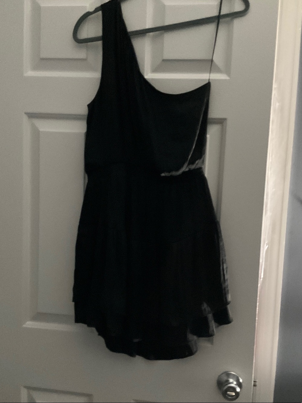 BB Dakota by Steve Madden Black One-Shoulder Cocktail Dress